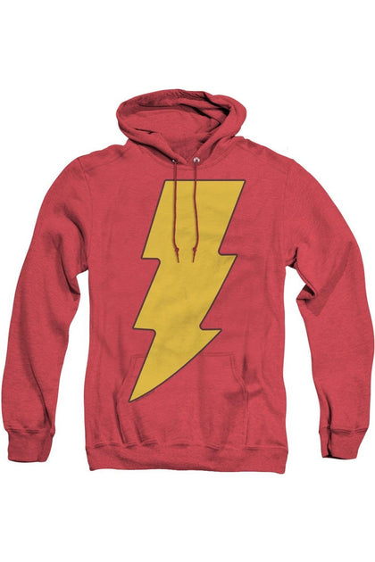 Gildan DC Comics Shazam Logo Kapuzenpulli Rot Small 2