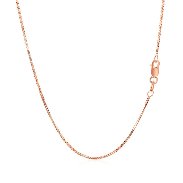 FASHNZFAB Classic Box Chain Rose Gold 0.73mm 4