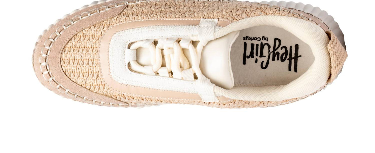 Corkys Footwear Women's Adventure Waffle Weave Fabric Sneaker In