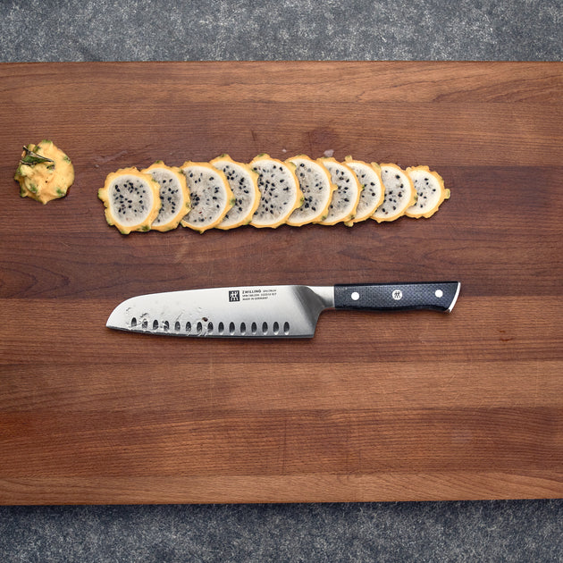 ZWILLING Spectrum 7-inch Hollow Edge Santoku 3