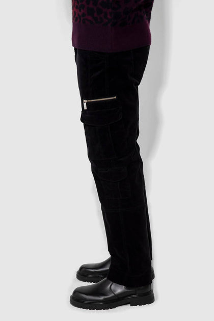 Monfrere Tactical Needle Cord Cargo Pants Black 29 4
