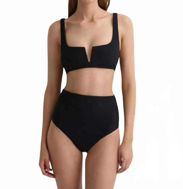 Bondi Born Clio Bikini Top Black Small 2