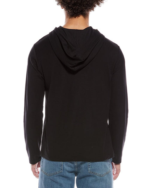 Vince Pique Hoodie Noir XLarge 3