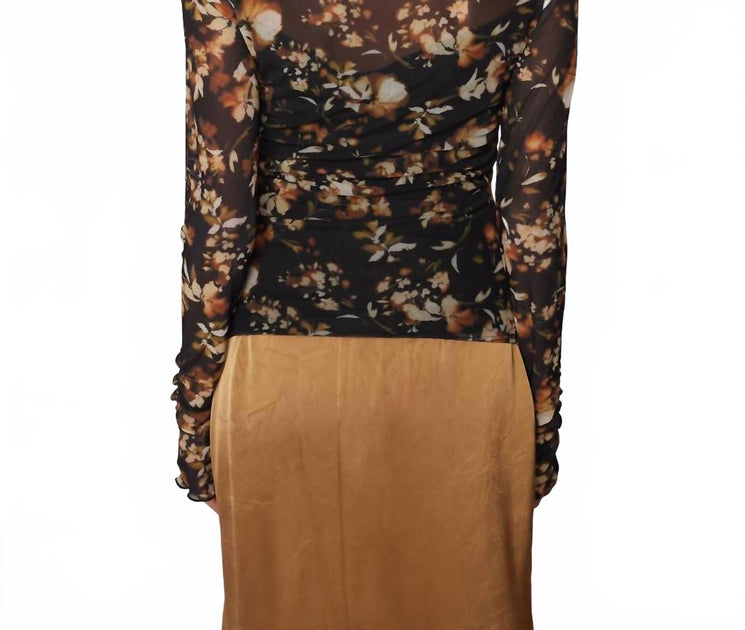 Lost + Wander Moonlit Meadow Top Brown XSmall 4