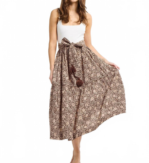 MILLE Françoise Midi Skirt Multi Small 2