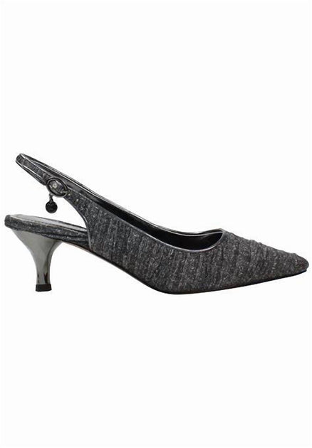 J. Renee Battista Slingback Pump Silver US 9.5 2