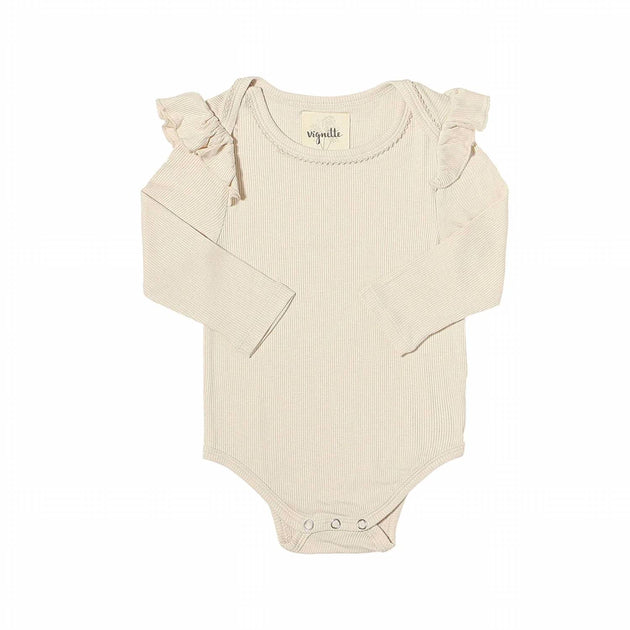 Vignette Francie Onesie and Betty Pant Set Beige 0-3 Months 2