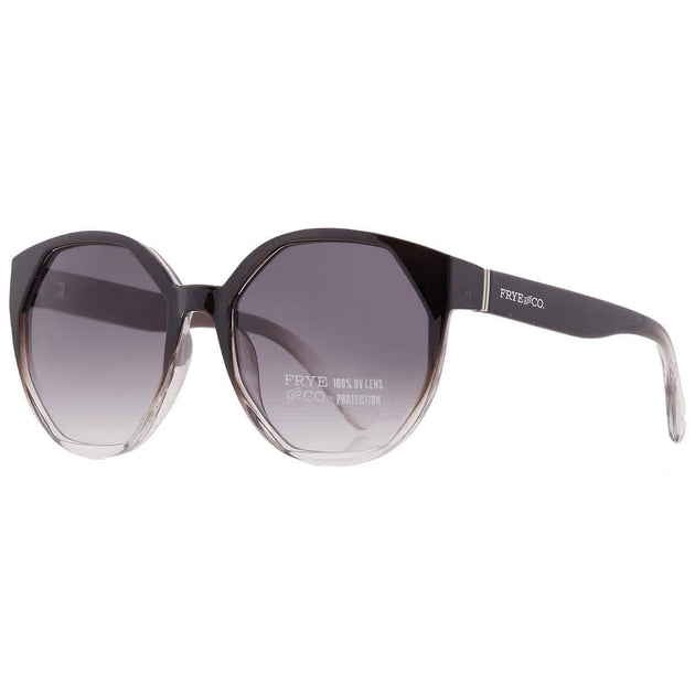 Frye 53311CON001 Oval Sunglasses Charcoal 3