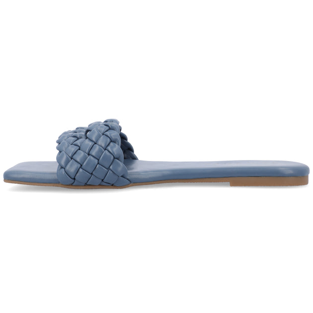 Journee Collection Sawyerr Sandals Black US 9 3