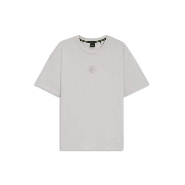 Boss Cotton-jersey T-shirt Grey Medium 2