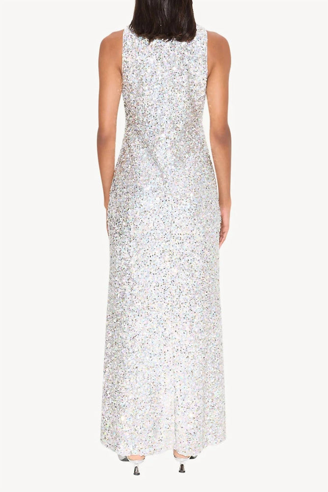 simon miller sequin sculpty dress SIMONMILLER Sculpty Strapless Sequin Dress in Star Gold