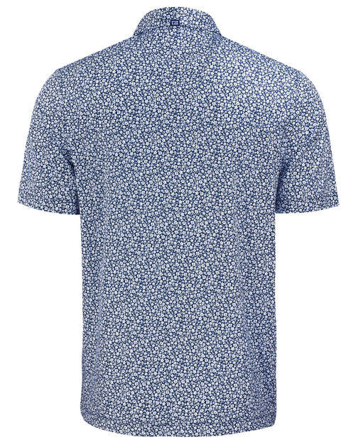 Cutter & Buck Pike Eco Flora Print Polo Blue Large 3