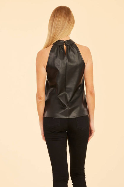 Dolce Cabo Hashi Halter Top Black Small 4