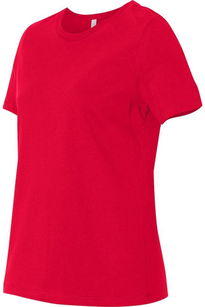 BELLA + CANVAS Womens Relaxed Jersey Tee Red XXLarge 4
