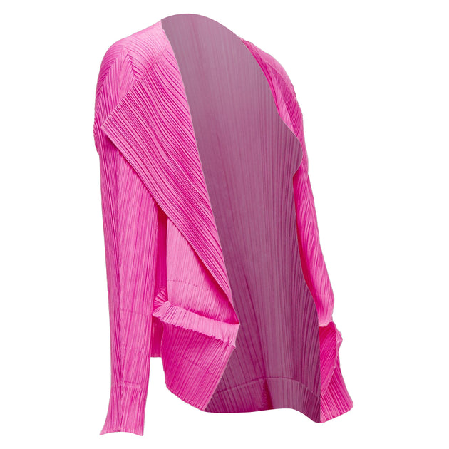 Issey Miyake Pleats Please Cardigan Rose 4