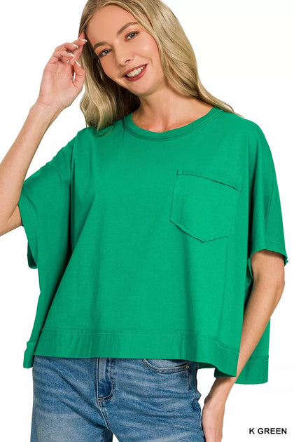 TRUEDAMES Boxy Top mit sichtbaren Nähten Multi Small/Medium 3