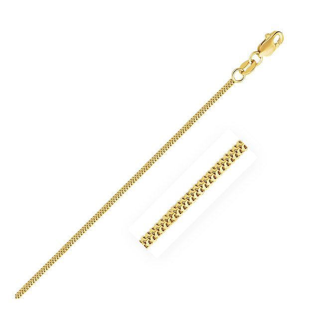 FASHNZFAB Milano Chain Yellow Gold 1.10mm US 18 2