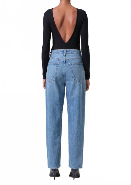 AGOLDE V-Waist Baggy Straight Jeans Multi 28 4