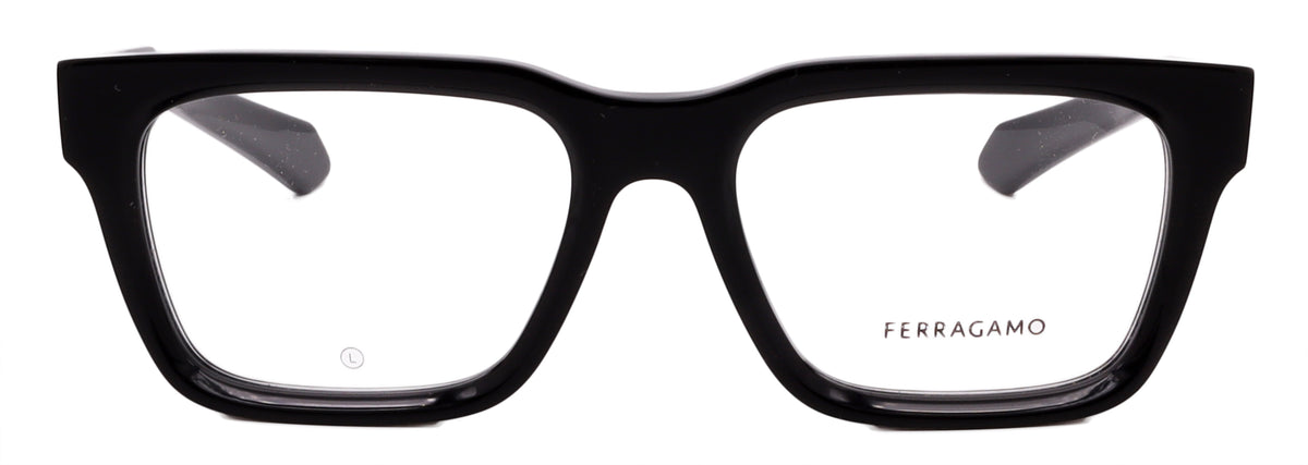 メガネ Ferragamo Eyeglass Frame SF2941N 001 Thick Black Horn Rim Salvatore Ferragamo SF2941N-001-54-18-145 | ShopSimon