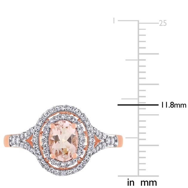 Mimi & Max Halo Ring Rose Gold US 5.5 4