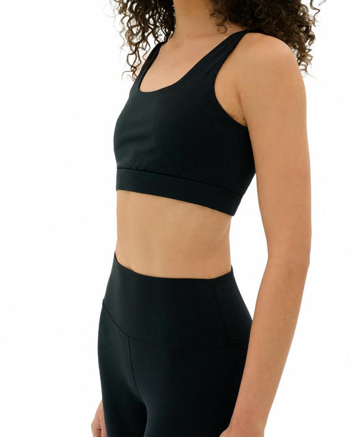 SPLITS59 Airweight Rib Sports Bra Black XSmall 3