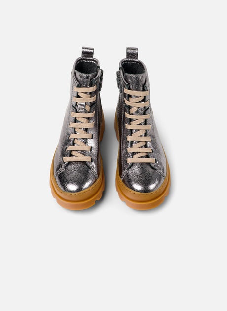 Camper Brutus Kids Ankle Boot Silver EU 30 4