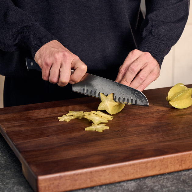 ZWILLING Spectrum 7-inch Hollow Edge Santoku 4