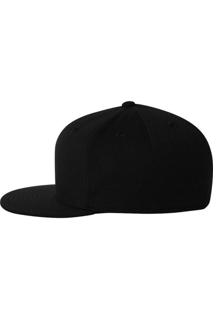 Flexfit 210 Flat Bill Cap Black Small/Medium 4