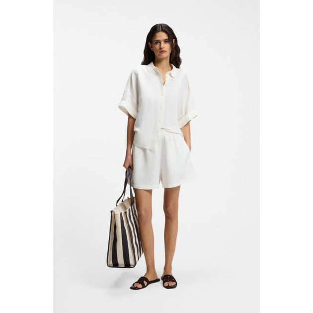 Boss Relaxed-fit Shorts White US 2 3