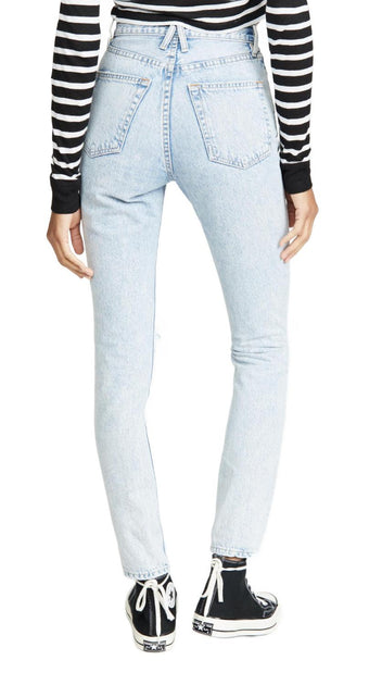 SLVRLAKE Beatnik Straight Leg Jeans Blue 24 3