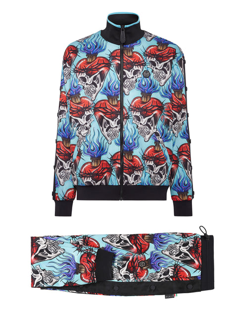 Philipp Plein Love Tattoo Tracksuit Blue Medium 2