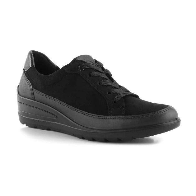 Ara Zamia Wedge Sneaker Black US 6.5 3