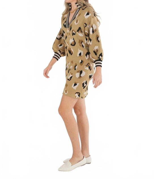 Emily McCarthy Lolli Sweater Dress Multi Large 4