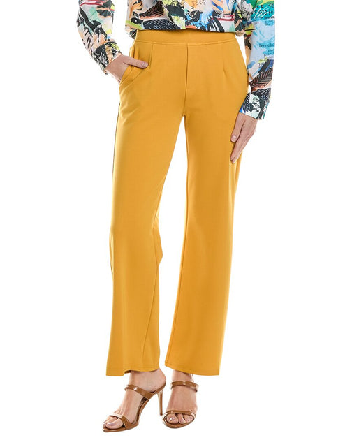 Gracia Fitted Pant Yellow Small 2