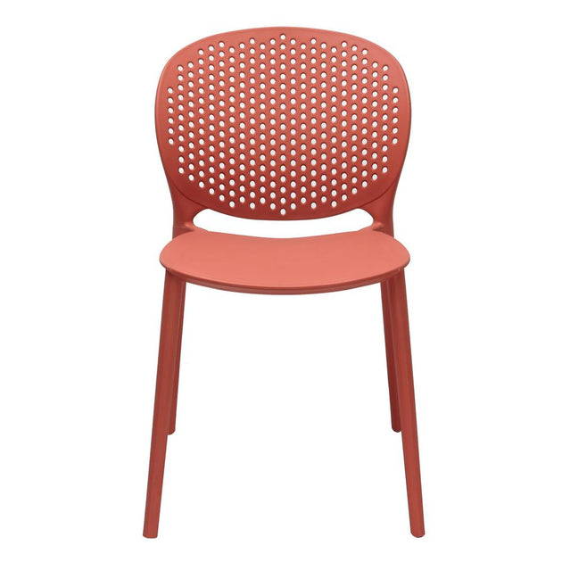 Creative Labs Midcentury Polypropylene Side Chair Clear 4