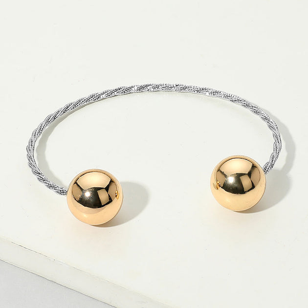 FASHNZFAB Open Cuff Bracelet Silver 3