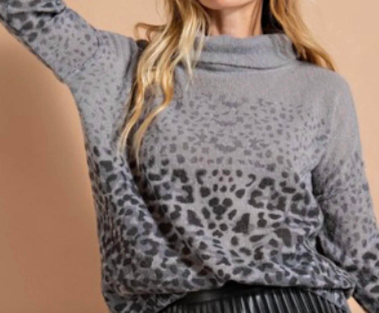 KORI Cecilia Pullover Sweater Grey Medium 3
