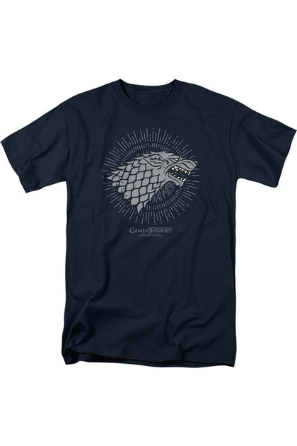 Gildan Game Of Thrones Stark Burst Sigils T-Shirt Black 4XLarge 2