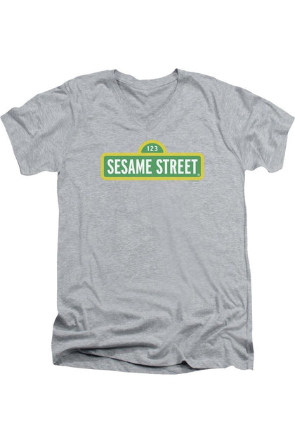 Gildan Sesame Street Logo T-Shirt Grey Small 2