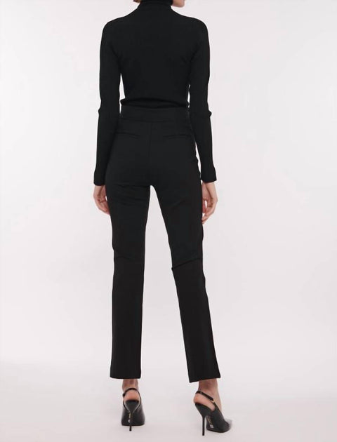 Toccin Claire Ponte Cigarette Pant Black US 4 4