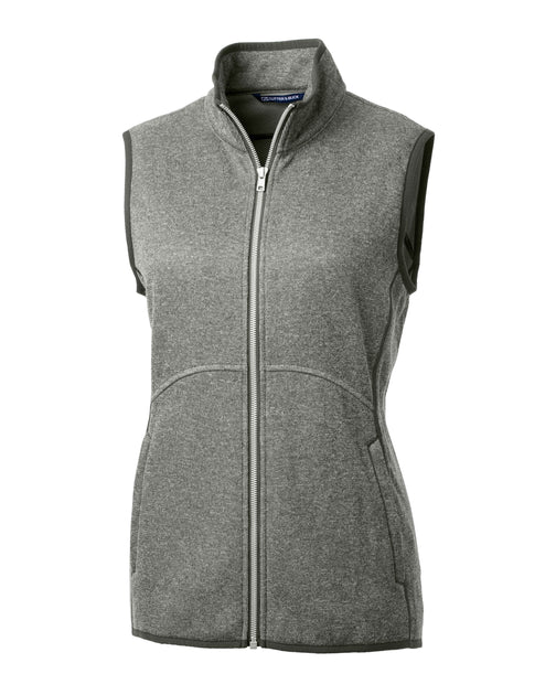 Cutter & Buck Mainsail Sweater-Knit Vest Grey Small 2
