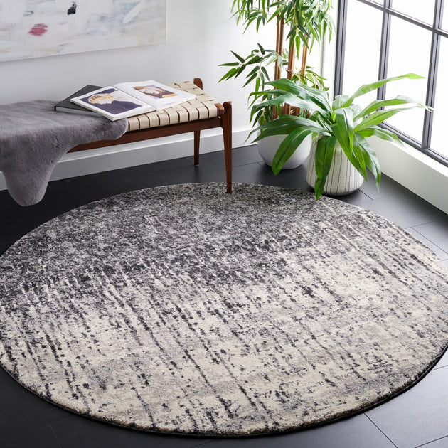 Safavieh RET2770 Teppich Schwarz / Hellgrau 4