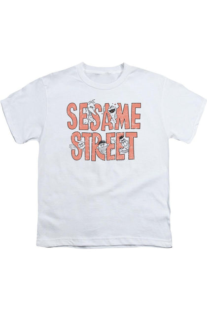 Gildan Sesame Street T-Shirt White Medium 2