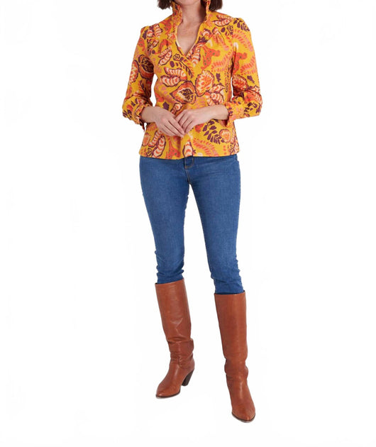 CK Bradley Aspen Blouse Yellow Medium 2