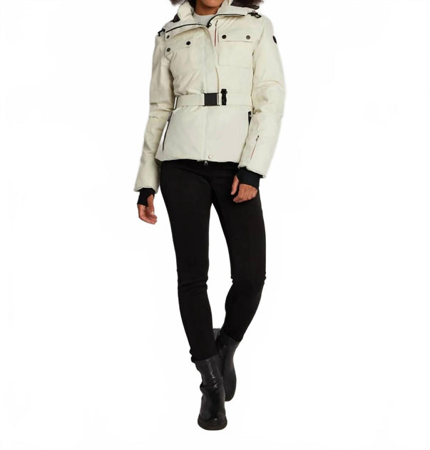 Erin Snow Diana Insulated Ski Jacket Beige US 10 2