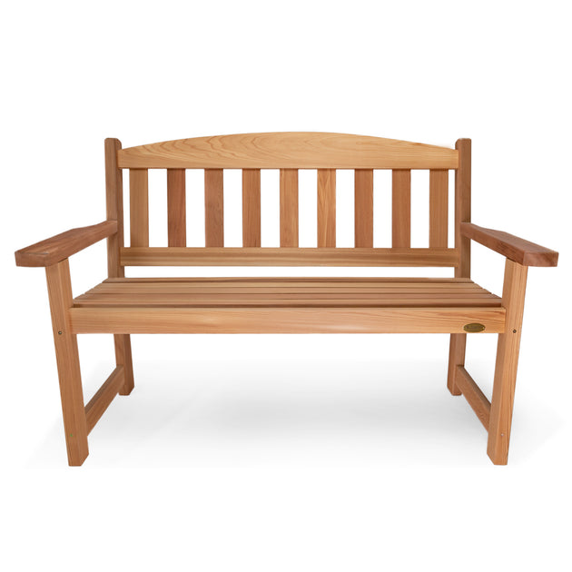 Hivvago Cedar Garden Bench 4