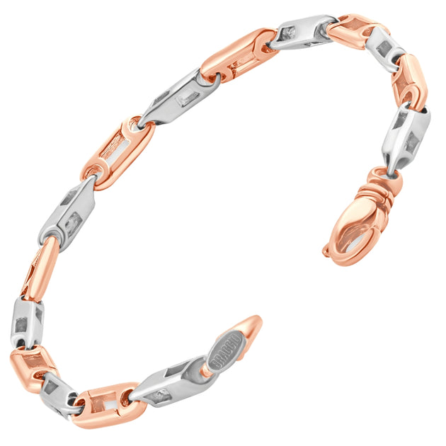 Pompeii3 Designer Link 14k Gold Bracelet 8.5in 6