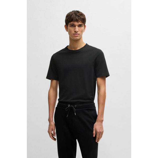 Boss Bubble-Jacquard T-Shirt Black XXXL 4