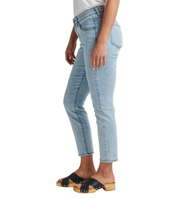 JAG Cecilia Mid Rise Skinny Jeans Blau US 0 3