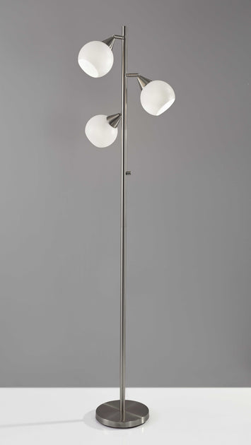 Hivvago Floor Lamp Brushed Steel 2